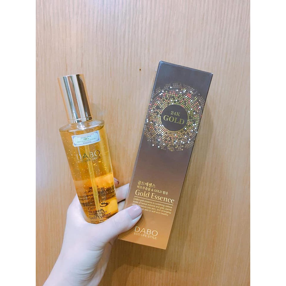 [Tinh chất Hàn Quốc] Tinh chất siêu dưỡng da chống lão hóa cao cấp chiết xuất thảo dược Gold Essence Hàn Quốc 150ml