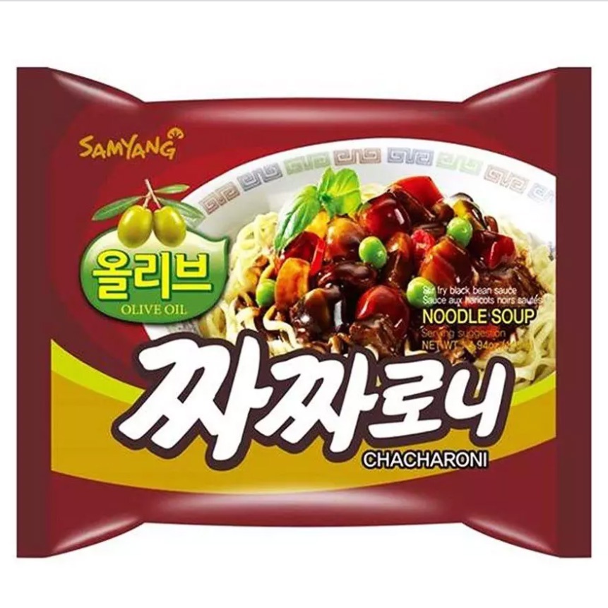 Mì cay Samyang vị tương đen trộn khô Hàn Quốc gói 140gr