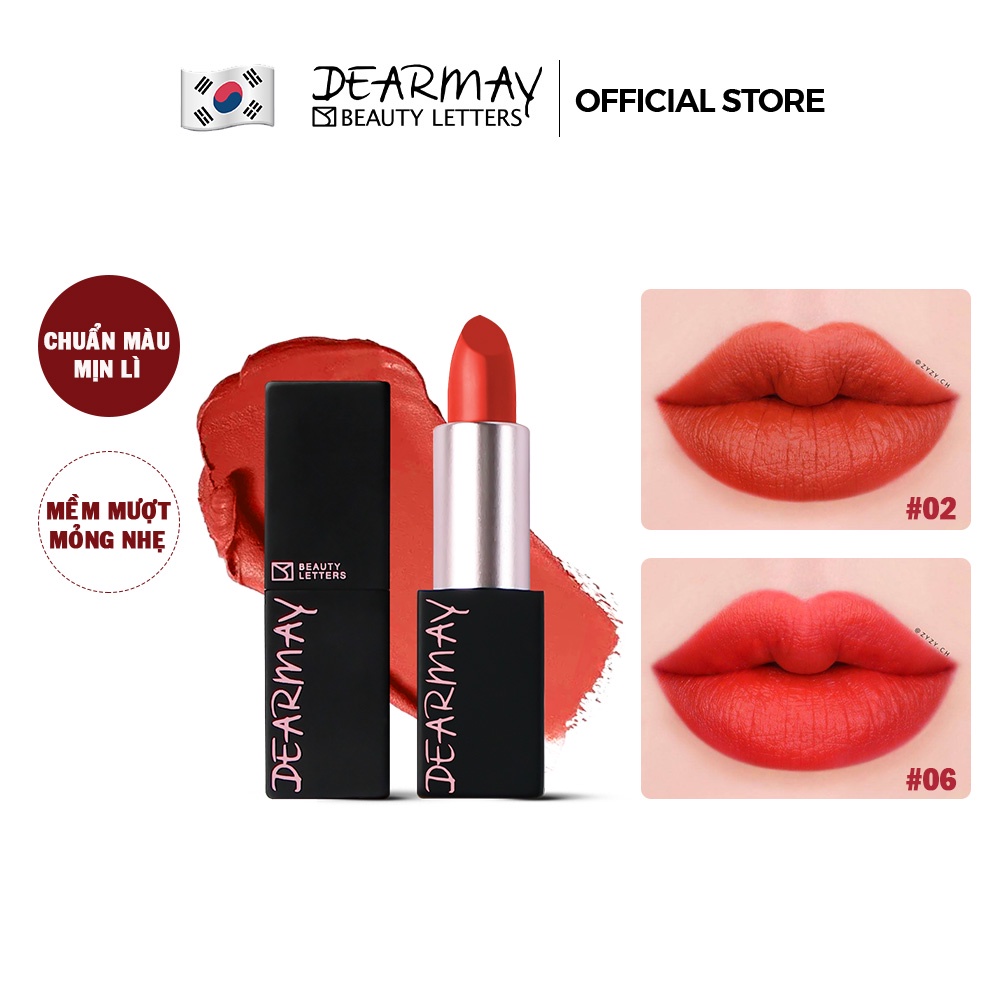 Son Thỏi Lì Dearmay Breeze Matte Lip 3.6g