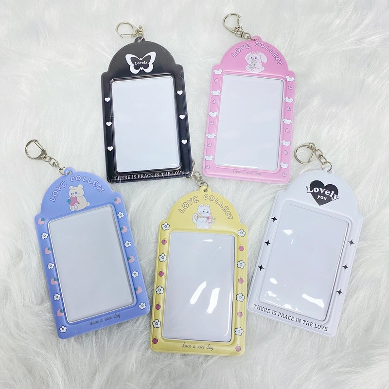 Dây Đeo Thẻ In Hình Idol Phong Cách Hàn Quốc Đáng Yêu 7.2 x 10cm