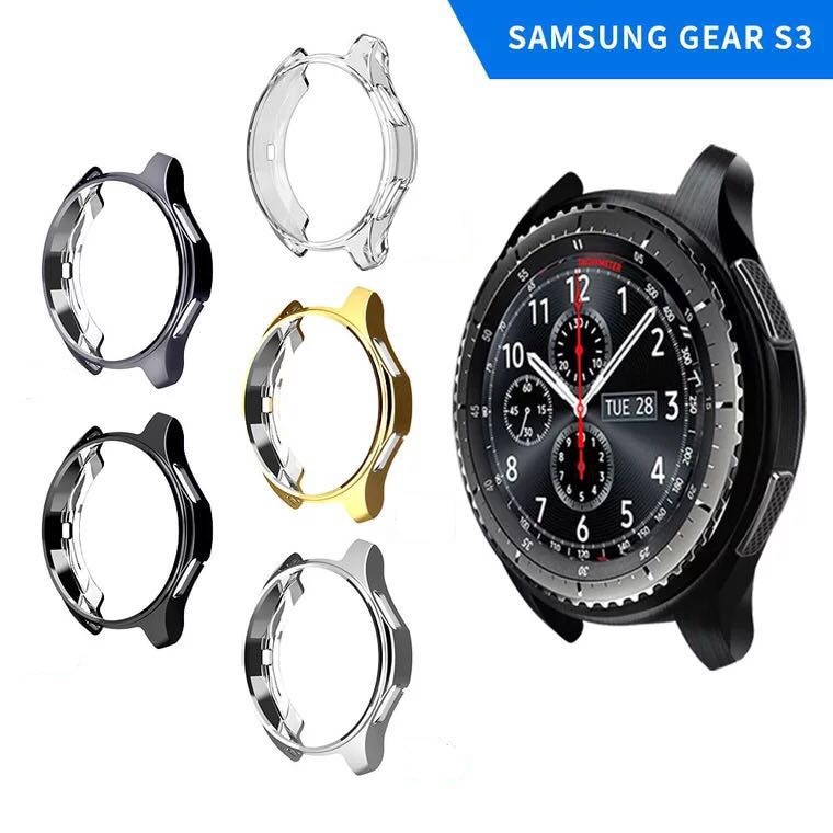 Ốp mạ điện chống sốc cho đồng hồ thông minh Samsung Gear S3 Classic / Frontier