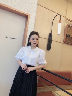 Sơ mi trắng tay bồng