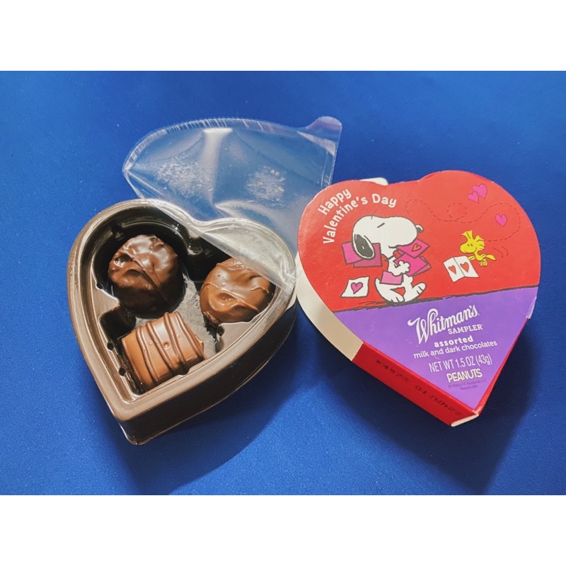 [Hàng nhập mỹ] Socola Valentine's hình trái tim - hộp 3 viên chocolate (Nhân dừa, sữ, socola) đem lại tình yêu ngọt ngào