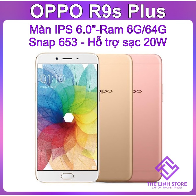 [Mã 1511ELSALE hoàn 7% đơn 300K] Điện thoại OPPO R9S Plus ram 6G 64G - Màn 6.0 inch