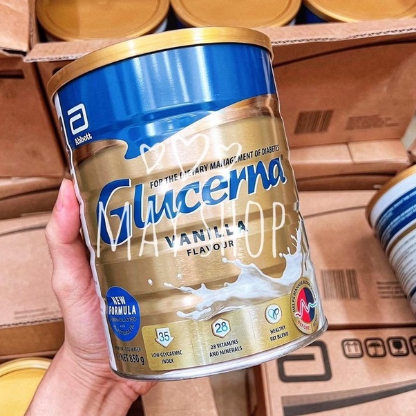 Sữa GLUCENA Úc 850g dành cho người tiểu đường