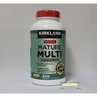 Viên Uống Vitamin Tổng Hợp Kirkland Mature Multi 400 Viên cho người trên 50 tuổi