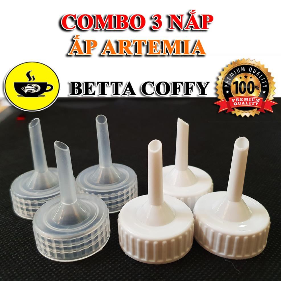 3 Cái Nắp Ấp Artemia 🦐 BETTA COFFY ☕️