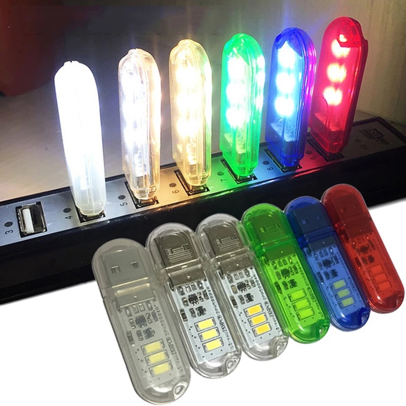 Đèn Led Usb Dc5V 1.5w Nhiều Màu Sắc Tiện Dụng Mang Theo Du Lịch Cắm Trại