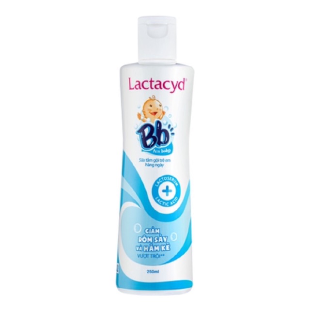 Sữa tắm trị rôm sảy an toàn cho bé - Lactacyd BB 250ml