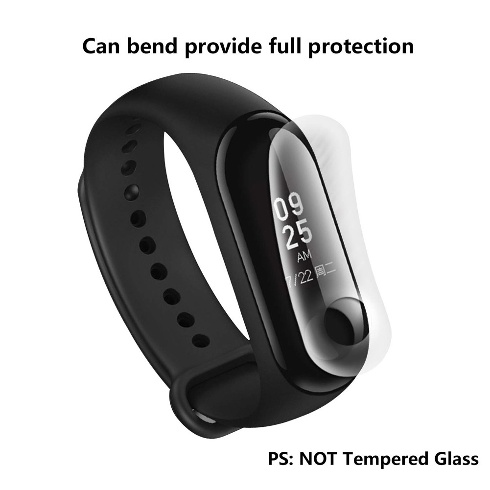 Miếng dán TPU chống trầy xước cho mặt đồng hồ Xiaomi Mi band 3