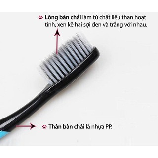 Combo 4 bàn chải đánh răng Bossi 921 4 màu Hàn Quốc