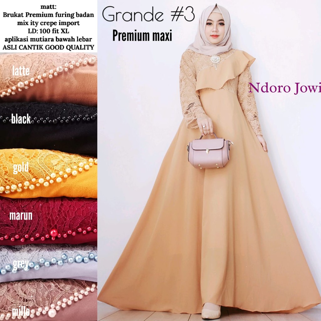 Đầm Maxi Dạ Hội Phối Ren | BigBuy360 - bigbuy360.vn