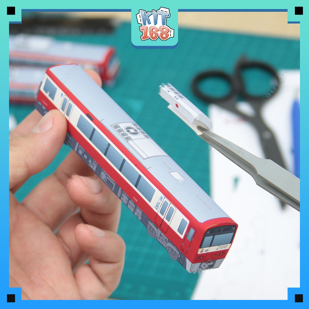 Mô hình giấy Tàu điện ngầm Keikyu 2100 series