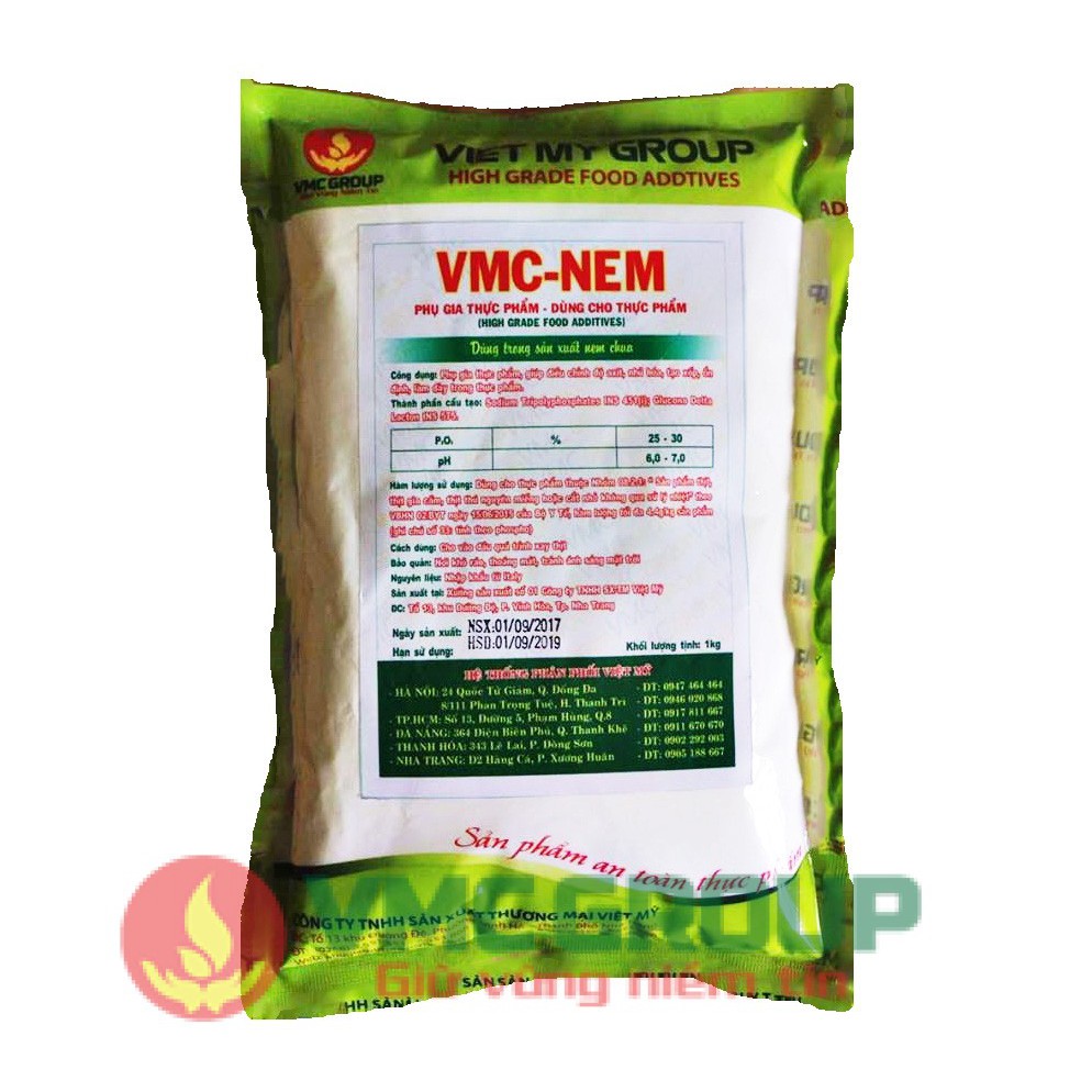 VMC-NEM TẠO DAI GIÒN, CHỐNG CHẢY NHỚT NEM CHUA