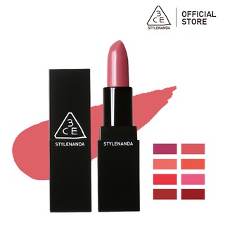 3CE Original Lip Color Son Thỏi Lì 3CE Vỏ Đen 3.5g | Official Store