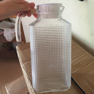Bình đựng nước thuỷ tinh 2 lít