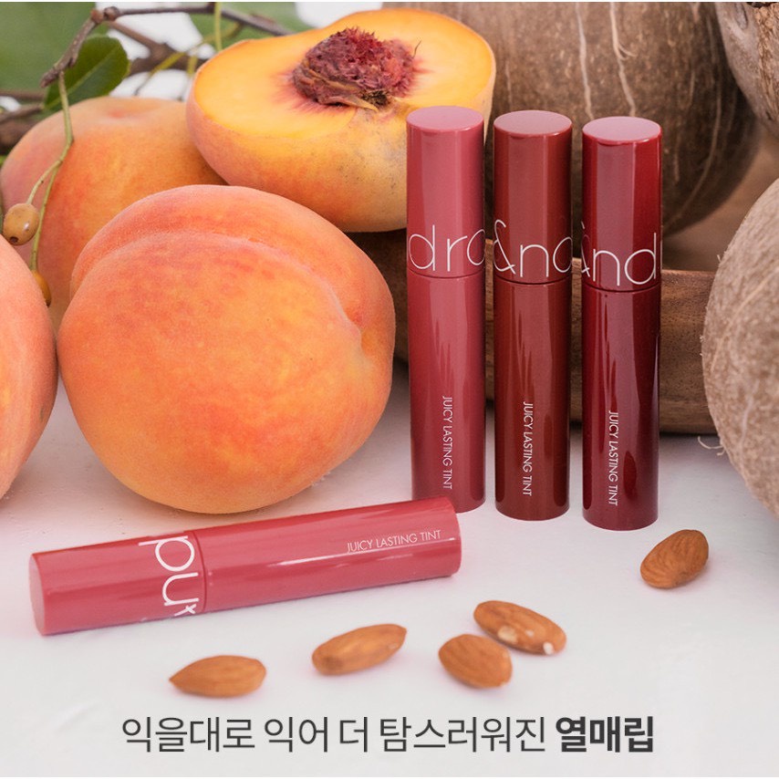 Son Tint Bóng Romand Juicy Lasting Tint 5.5g Siêu Lì Chính Hãng