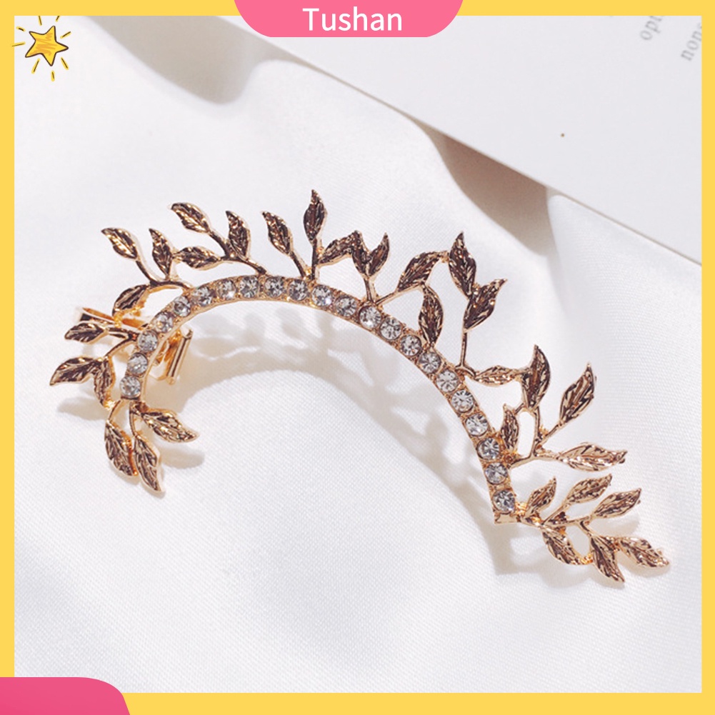 Khuyên vành tai đính đá phong cách vintage thời trang cho nữ