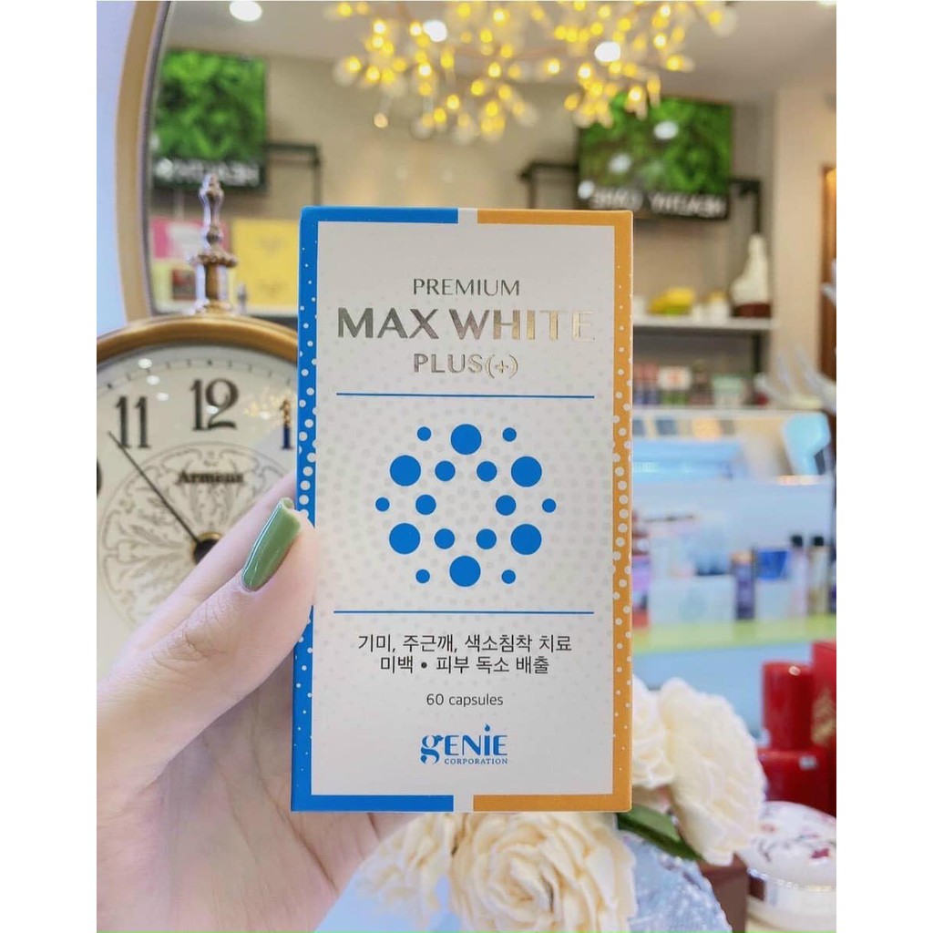 Viên Uống Trắng Da Max White Plus Genie (60 viên) | BigBuy360 - bigbuy360.vn