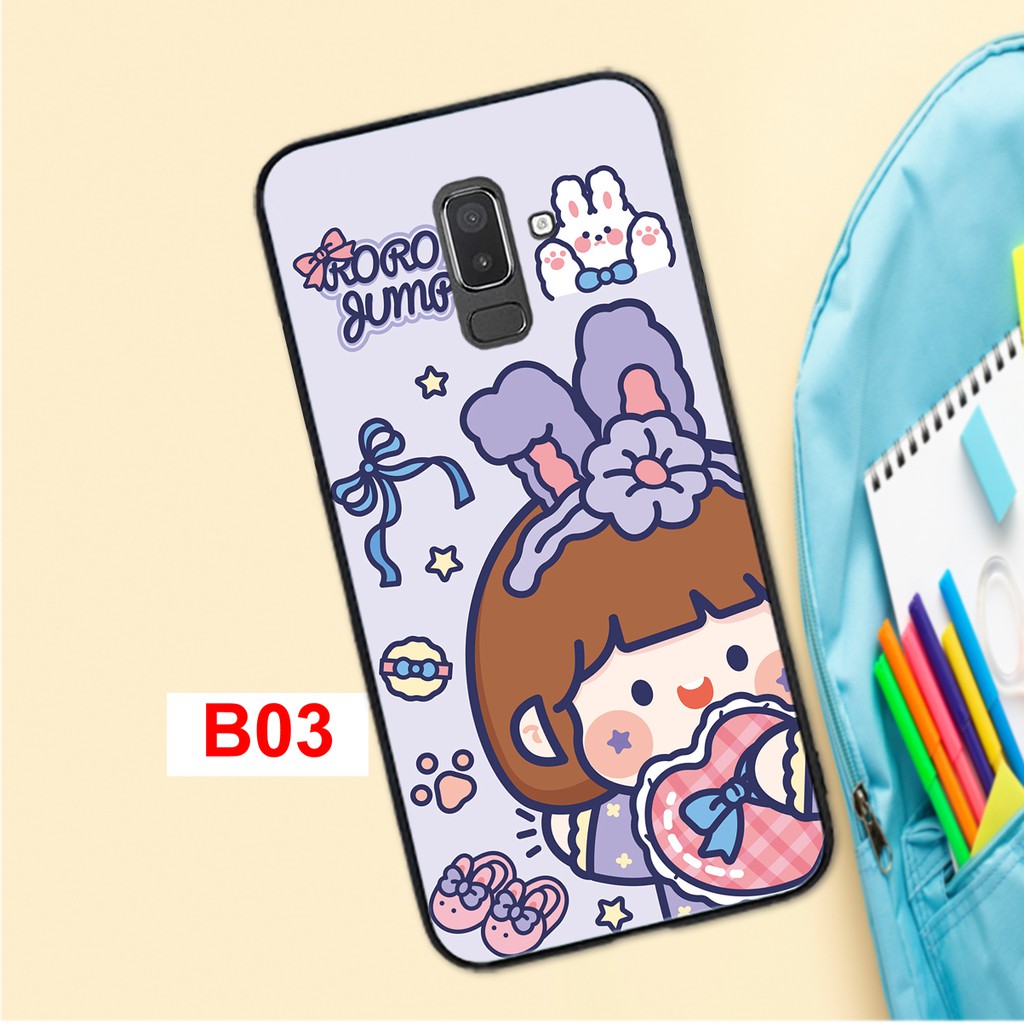 ỐP LƯNG SAMSUNG J6/J6 PLUS/J8/J8 PLUS ĐẸP HINNHF CÔ GÁI TÓC NGẮN SIÊU CUTE