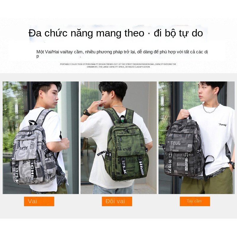 Balo đi học đựng máy tính thời trang Hàn Quốc cho học sinh