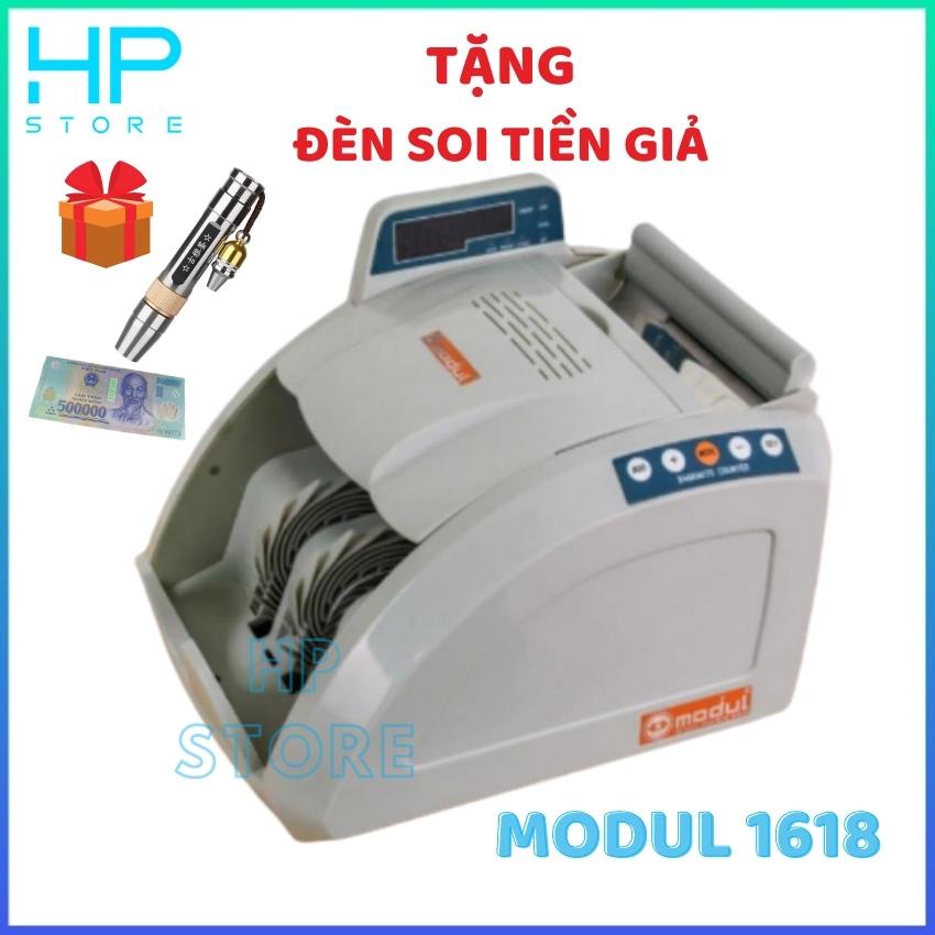Máy đếm tiền Modul 1618, nhỏ gọn, đa chức năng, phát hiện tiền giả chính xác cao