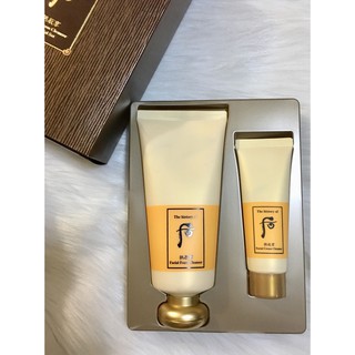 Set Sữa rửa mặt Whoo vàng -Facial Foam Cleanser đông y hoàng cung 180ml+40ml