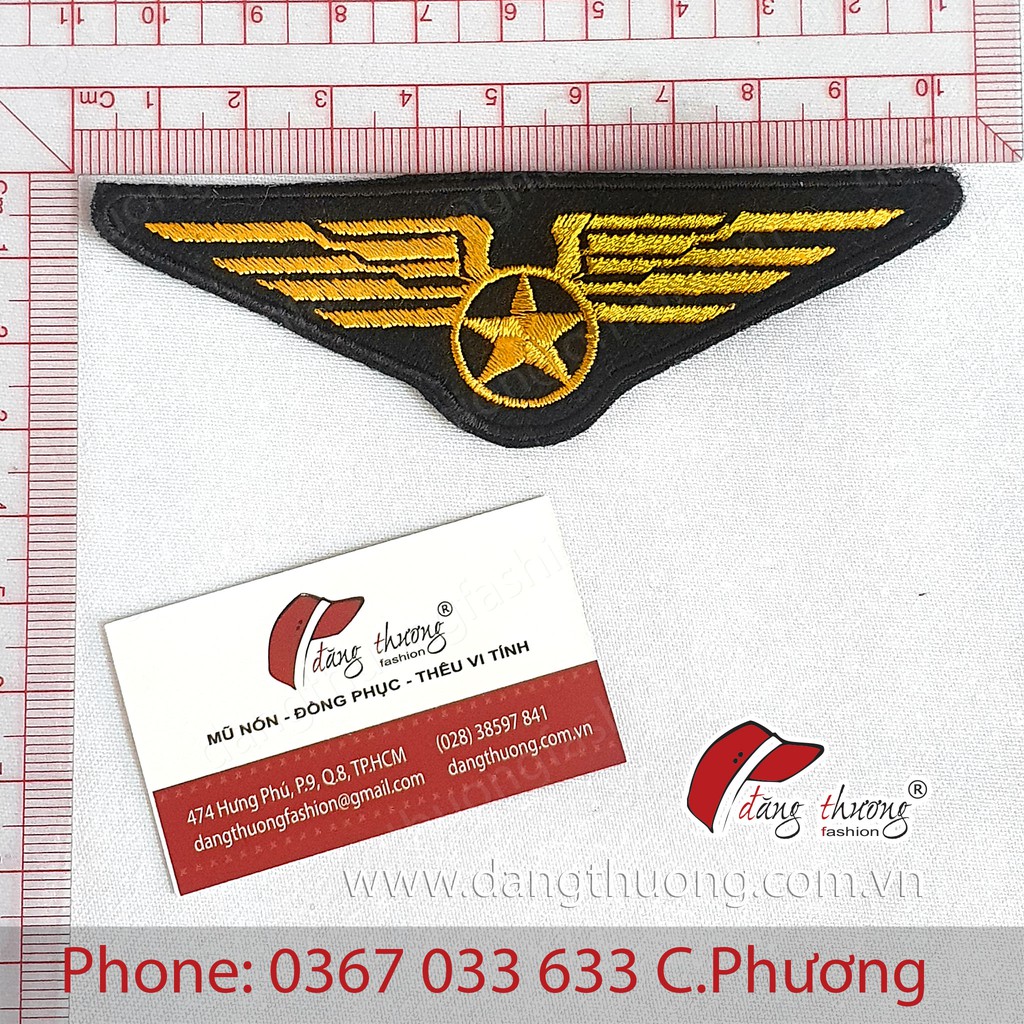 [HÀNG CÓ SẴN] [SHIP HỎA TỐC]  Logo phi công may vào ngực áo/ nón