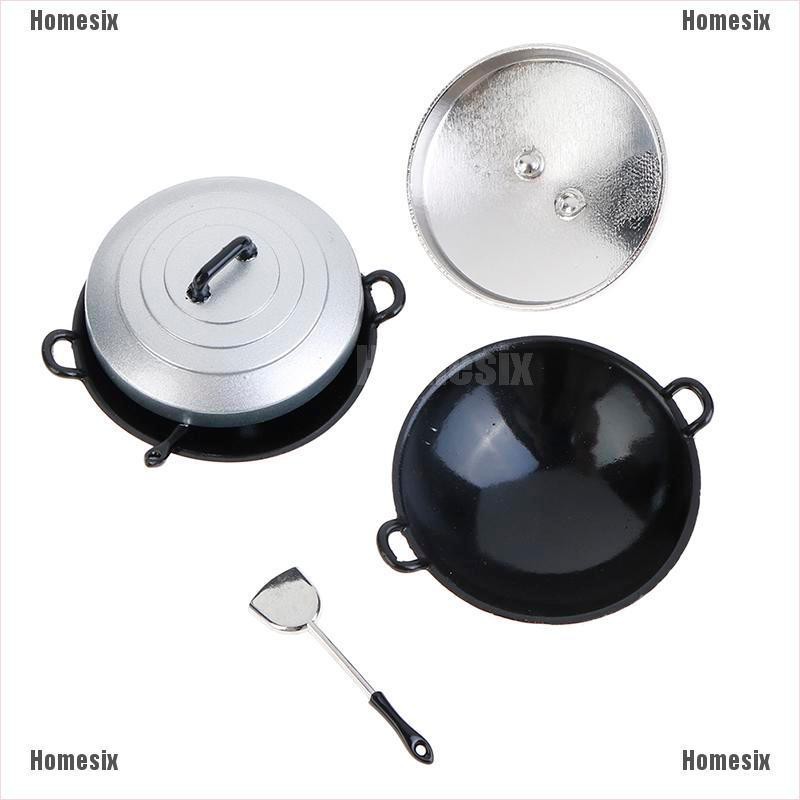 [HoMSI] Chinese Wok Kitchen Cooking Utensils Accessories 1/12 Scale Miniature Dollhouse SUU