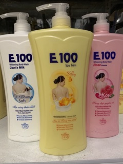 SỮA TẮM E100 SILKY 1,2kg và 800g