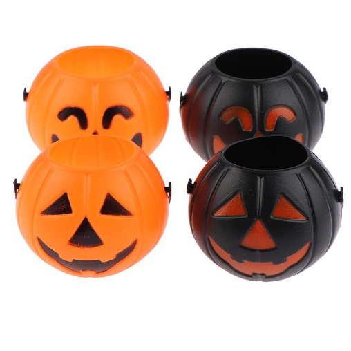 💥FOLLOW TẶNG 3K💥HÀNG CÓ SẴN💥 Giỏ Đựng Kẹo Hình Bí Đỏ Mặt Cười Bí Ngô Xin Kẹo Trang Trí Halloween 💥CHỌN MẪU💥VOUCHE 000011