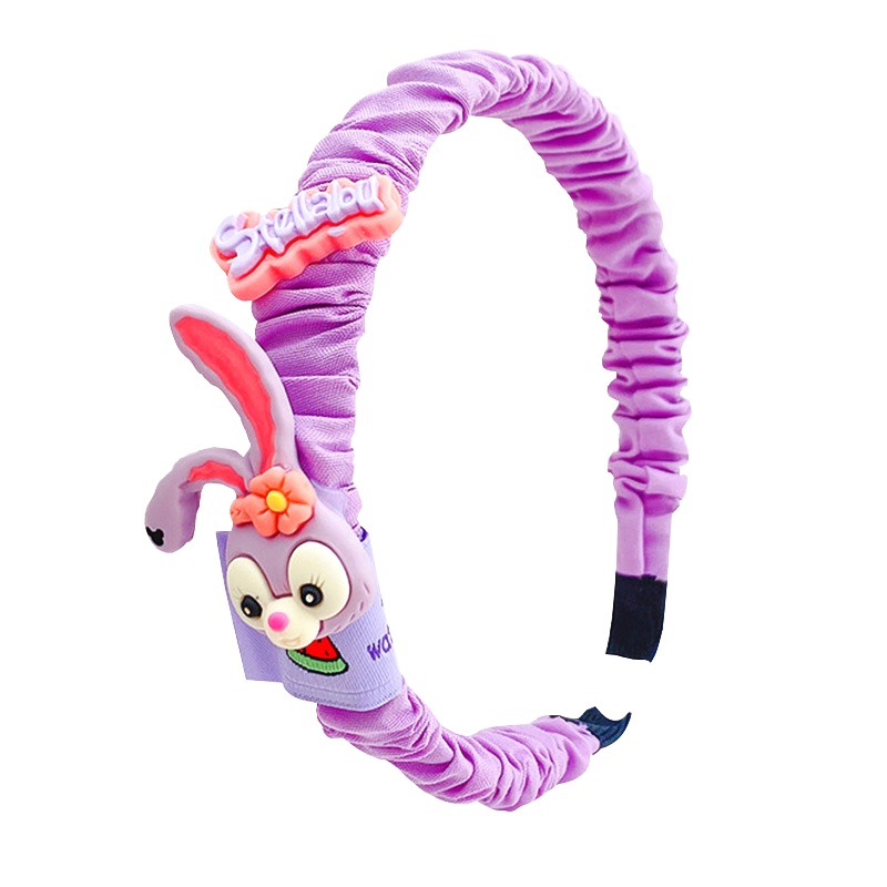 Bờm tóc cho bé bọc vải nhiều màu sắc hình thú dễ thương BT21