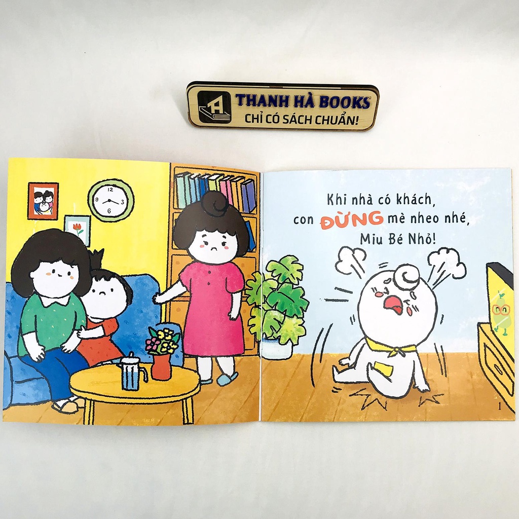 Sách - Ehon Kĩ Năng Sống - Miu Bé Nhỏ - 8 quyển lẻ tùy chọn  Phần 2