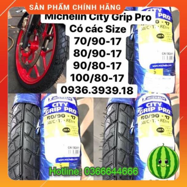 ( Lốp ) Vỏ xe Michelin city grip Pro ! Full size ! Mua lẻ giá sỉ _ Lốp Trung Thành