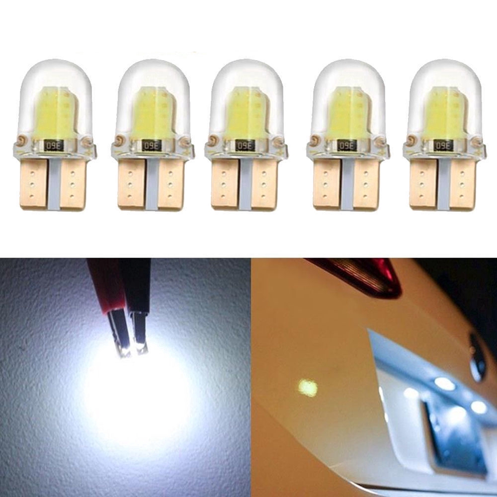 Bộ 10 đèn LED Canbus T10 194 168 W5W COB 8SMD