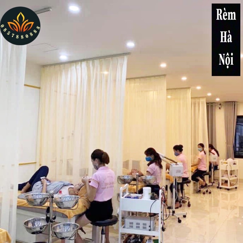 Rèm Voan spa ngang 3m cao 2,7m , rèm voan đẹp