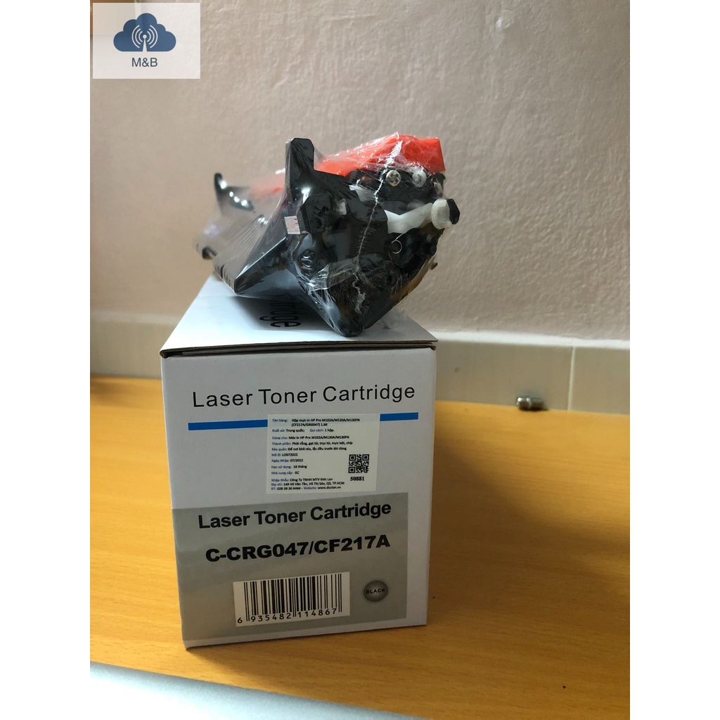Hộp mực thay thế 17A dùng cho các máy canon LBP113W/LBP112 HP M102a/102w M130A/130fn