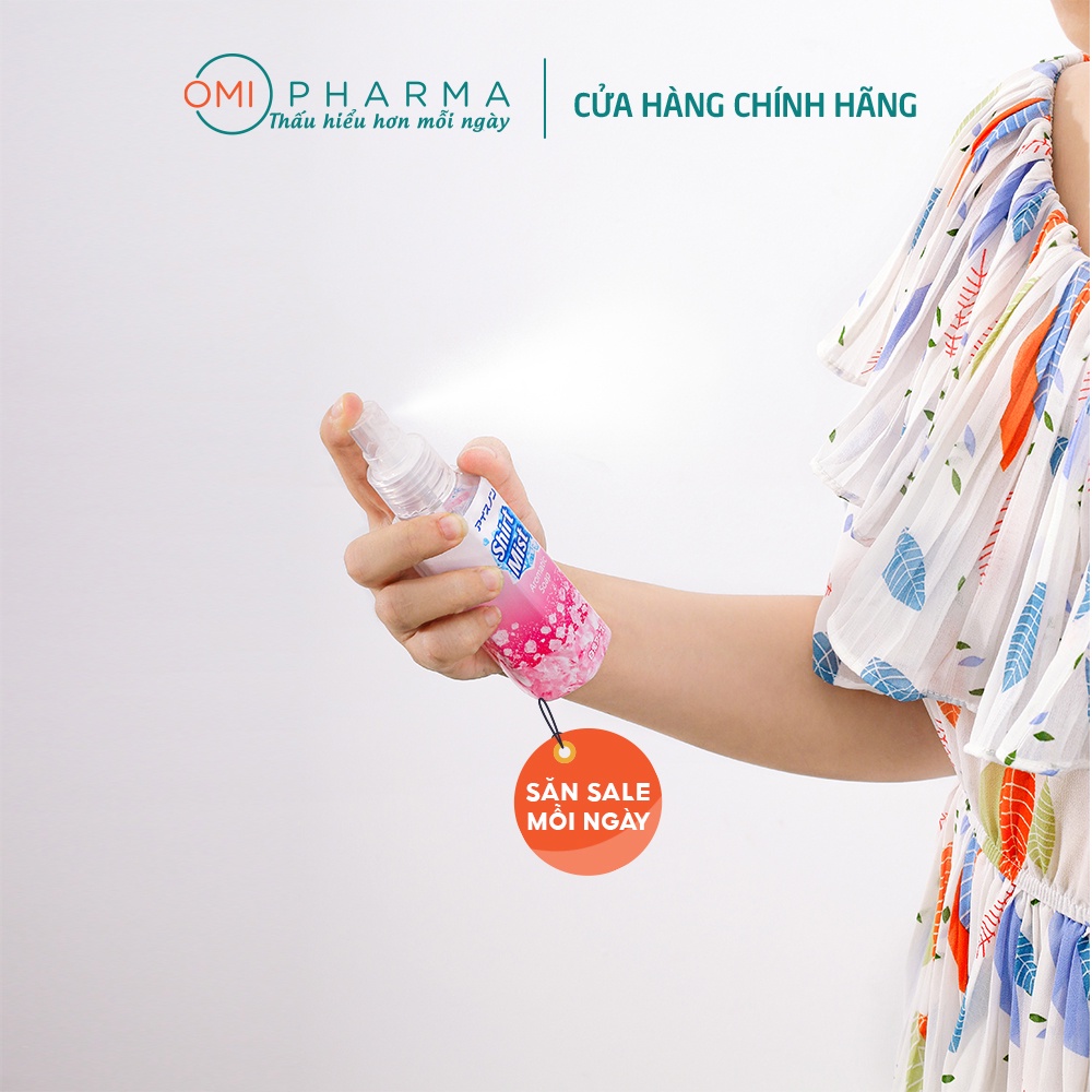 Xịt Lạnh Quần Áo Làm Mát Cơ Thể Hakugen Nhật Bản Hương Xà Bông Thơm Mát Lạnh 300ml