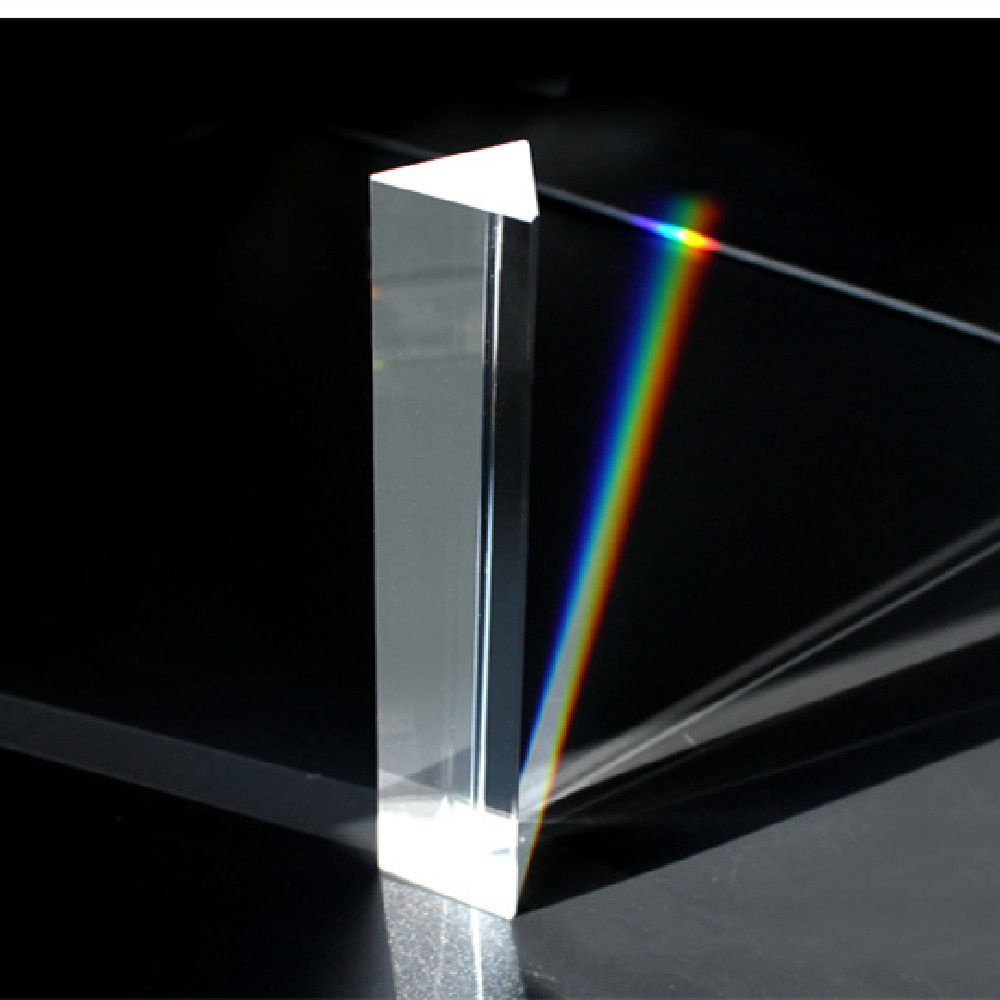 Đồ chơi lăng kính quang học màu cầu vồng dùng làm thí nghiệm vật lý dạy học cho trẻ em