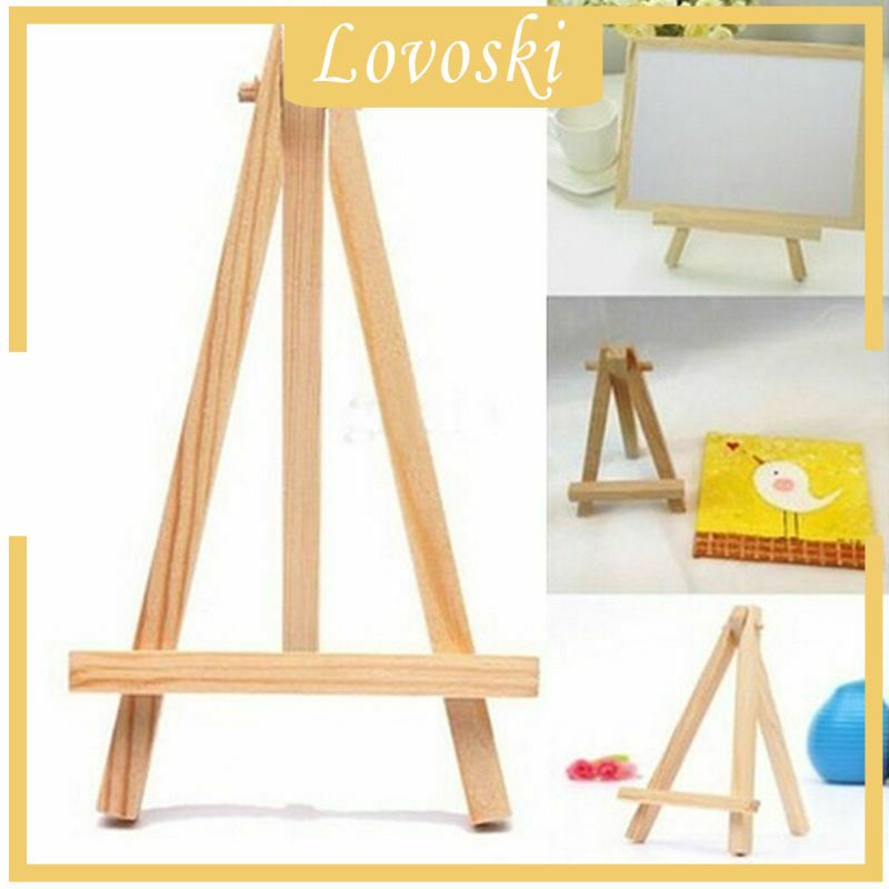 Bộ 10 Giá Đỡ Ba Chân Mini Bằng Gỗ Dùng Trưng Bày Tranh Vẽ Để Bàn