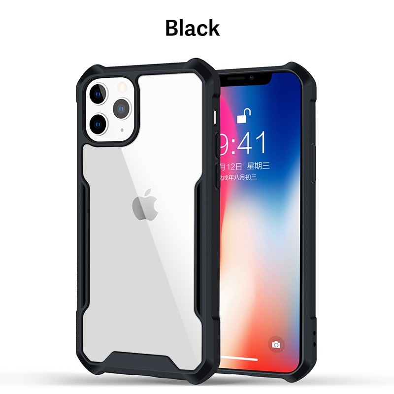 Ốp Điện Thoại PC + TPU Trong Suốt Chống Sốc Cho Huawei Y7P Y6P Y5P 2020 P40 Lite E Honor 9s Enjoy 10e Y6 Y7 Prime Pro 2019 Y6S