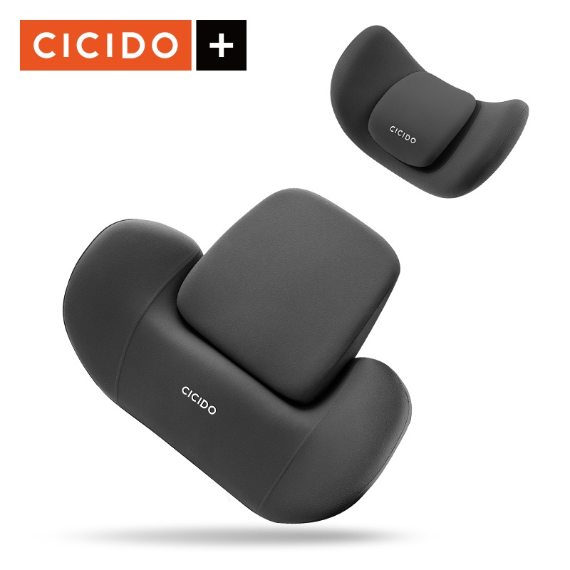 Bộ GỐI TỰA TRÊN ÔTO COMBO Bộ Gối Tựa Đầu và Tựa Lưng CICIDO Cao Cấp Chính Hãng dành cho xe hơi.