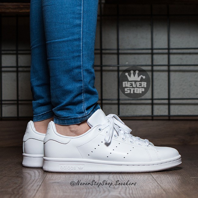 Giày ADIDAS STAN SMITH TRẮNG cổ thấp giày thể thao nam nữ phù hợp mọi lứa tuổi, nhẹ êm | NeverStopShop.com