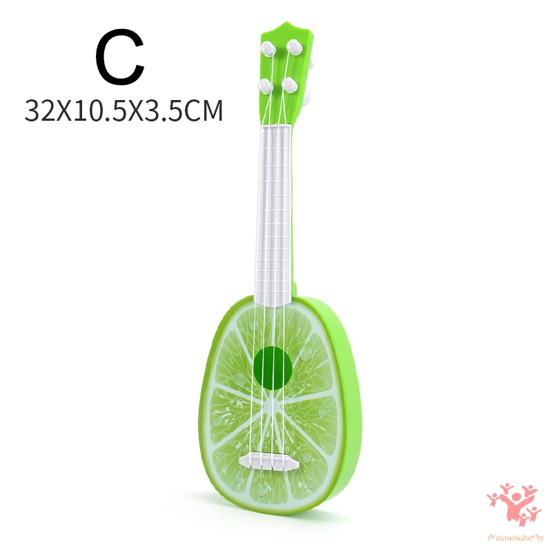 Đàn Ukulele Họa Tiết Trái Cây Hoạt Hình Cho Bé