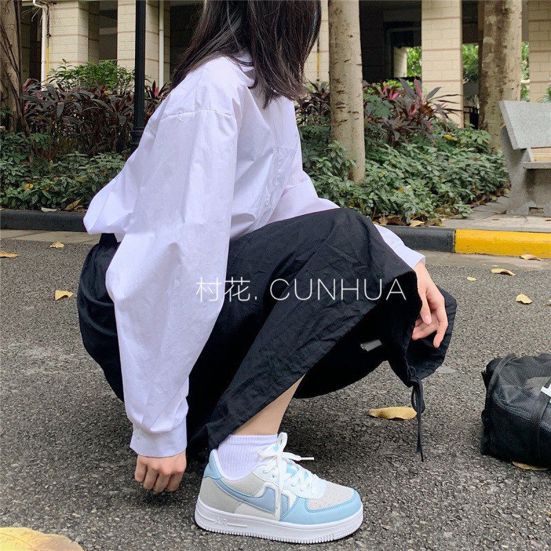 Giày Thể Thao Nam Nữ Ullzang Kẹo Xanh