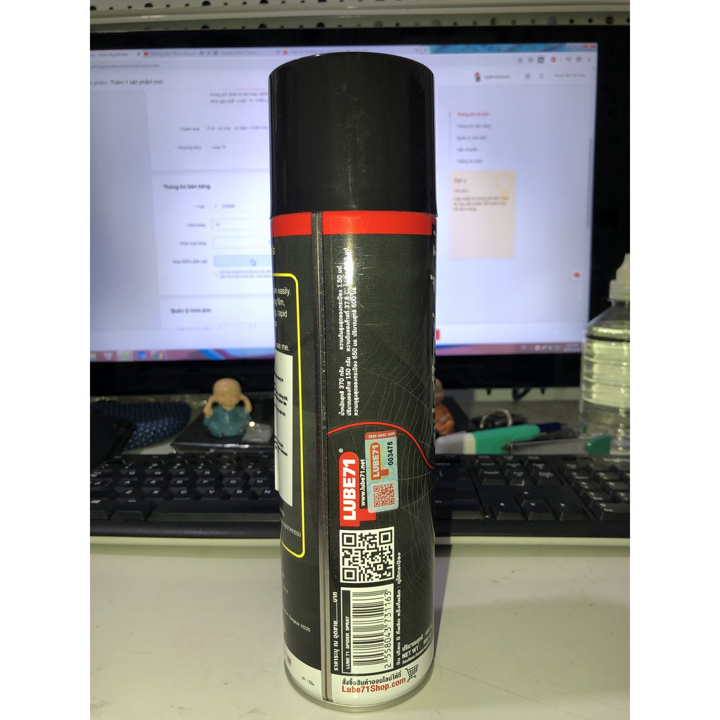 Chai Xịt Dưỡng Sên Xích Spider Spray 600ml Lube71