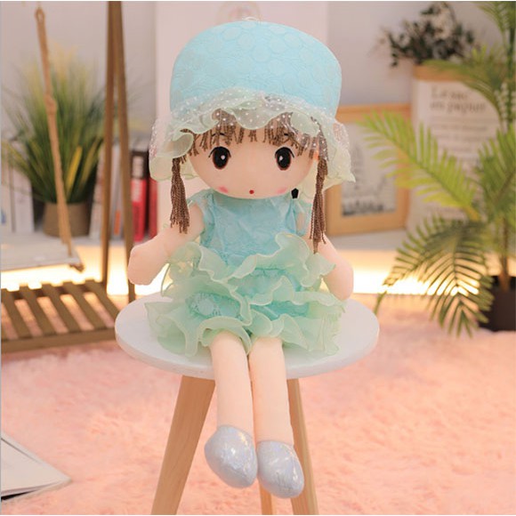 Búp Bê [ 60cm ]Cô Dâu Xinh Đẹp Váy Xanh