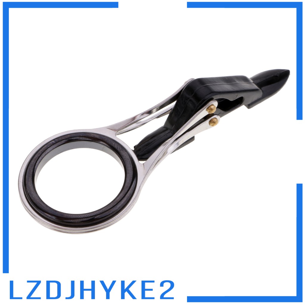 Vòng Dẫn Sửa Chữa Cần Câu Cá Hình Oval Bằng Gốm lzdjhyke2 Có Thể Gập Lại DIY