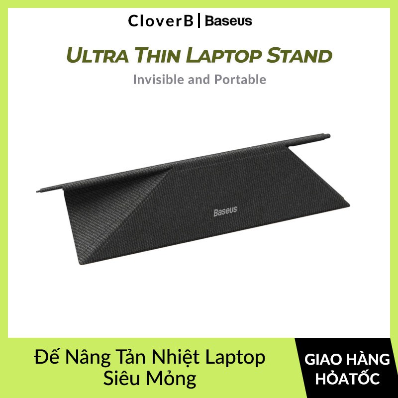 Đế Nâng Tản Nhiệt Macbook Baseus Ultra Thin Laptop Stand Siêu Mỏng, Nhẹ, Gấp Gọn Dể Dùng Cho Máy Từ 11,6 inch - 16 inch