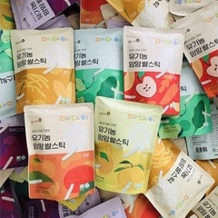 [Date 2023] Bánh gạo hữu cơ hình que Momsmi 6m Hàn Quốc